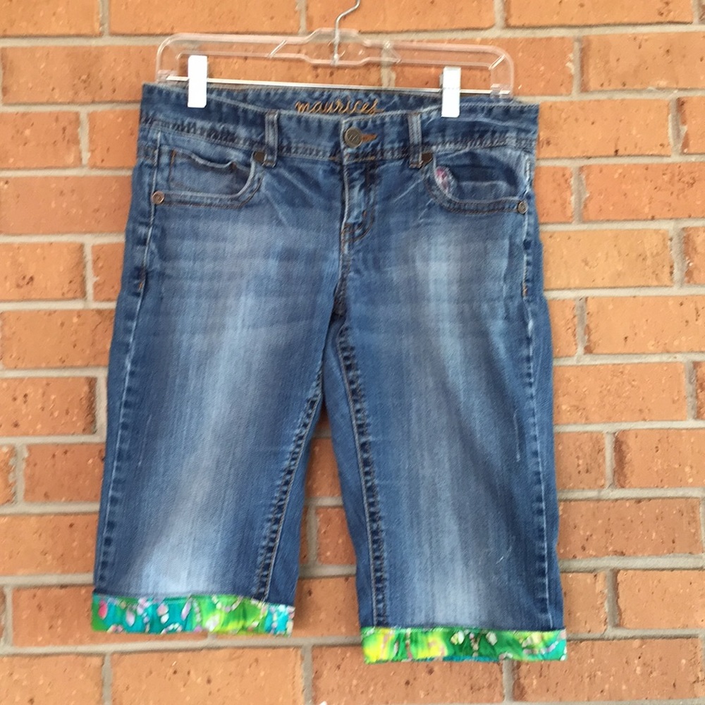 Refashioned Women’s Capris Knee Shorts